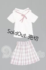 azoneピュアニーモ/OF:25cmサイズドール　衣装　PNM 白襟チェックセーラー服セット I-26-05-21-183-KD-ZI