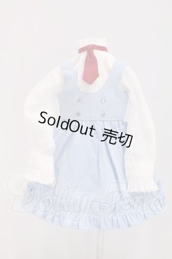 画像1: MSD/OF衣装セット:ラブリーブルーワンピースセット・ミニ(ボークス) I-26-06-11-315-KD-ZI