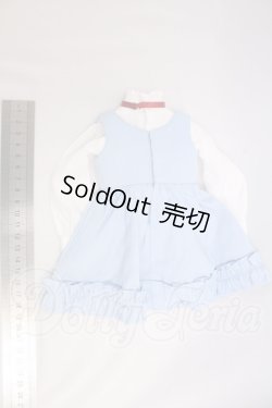 画像3: MSD/OF衣装セット:ラブリーブルーワンピースセット・ミニ(ボークス) I-26-06-11-315-KD-ZI