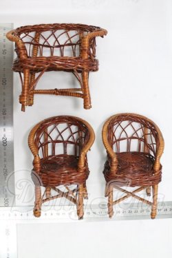 画像2: 1/6ドールサイズ/家具 I-26-07-09-143-KD-ZI