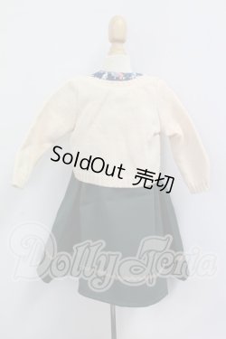 画像2: SDM＆MDD/OF：よそゆきワンピセット（ダークグリーン）・ミニ I-26-07-09-317-KD-ZI