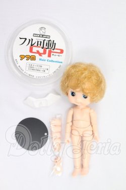 画像4: オビツ11/フル可動キューピーヘアコレクション（アフロ/金） I-26-08-06-029-KD-ZI