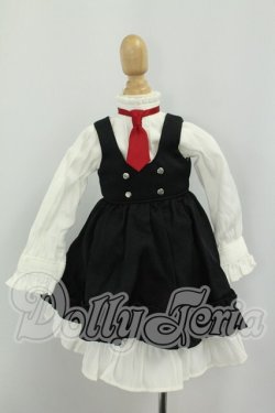 画像1: ＭDD/OF：ラブリーブラックワンピースセット・ミニ I-26-08-13-181-KD-ZI