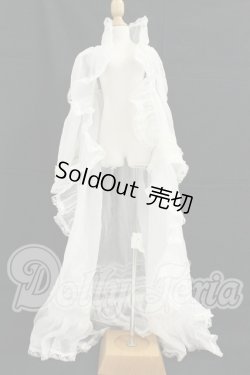 画像1: SD＆DD/OF:ホワイトシフォンガウン I-26-08-27-237-KD-ZI