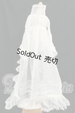 画像2: SD＆DD/OF:ホワイトシフォンガウン I-26-08-27-237-KD-ZI