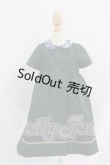 SDM＆MDD/OF：よそゆきワンピセット（ダークグリーン）・ミニ I-26-09-03-149-KD-ZI