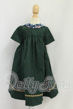 画像2: SDM＆MDD/OF：よそゆきワンピセット（ダークグリーン）・ミニ I-26-09-03-149-KD-ZI