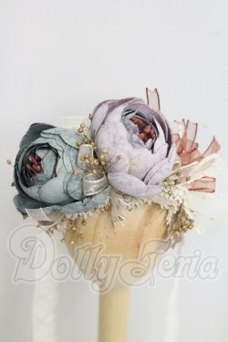 画像1: MSD/布花ヘッドドレス I-26-09-17-050-KD-ZI