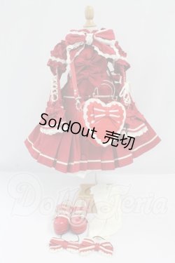 画像1: SD/OF:赤ずきんちゃんコートワンピースセット I-26-10-22-184-KD-ZI