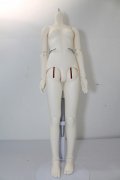 SD女の子一体型ボディ（二重肘関節/ホワイト肌） U-24-03-06-203-KN-ZU
