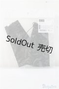 SD/OF：レースアップブーツカバー（黒） U-24-11-12-020-TN-ZU