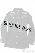 SD17/OF:ストライプブラックコート U-24-07-16-087-KD-ZU