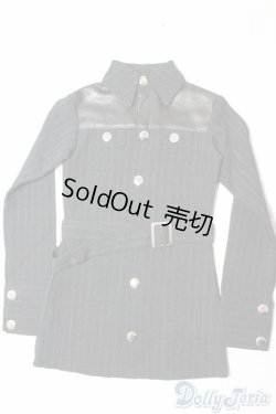 画像1: SD17/OF:ストライプブラックコート U-24-07-16-087-KD-ZU