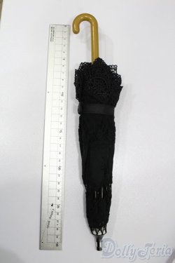 画像2: SD/ドルフィー用エレガントノワールレース日傘 S-25-04-13-255-TN-ZS
