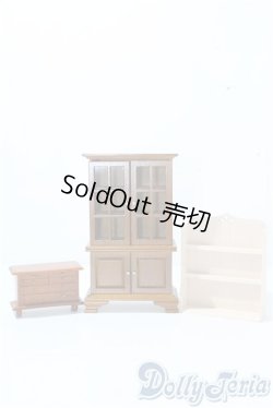 画像1: 1/12サイズドール/ミニチュア　棚3点 A-25-02-19-1053-KD-ZU