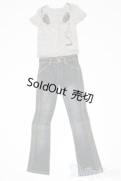 画像1: SD13B&GrB/OF：ヘッドホンTシャツ＆ジーンズ U-25-02-25-031-TN-ZU