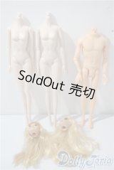 バービー、その他/ボディ＆ヘッドまとめて A-25-04-16-1009-KD-ZU