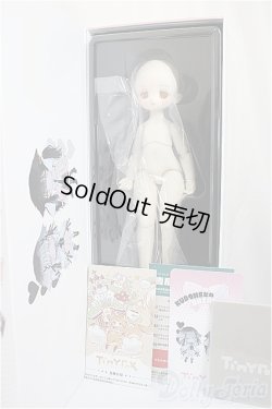 画像3: TinyFox×適当緑/猫耳量産型女子・白猫/BJD　球体関節人形 A-25-04-16-301-TN-ZA