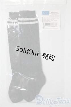 画像1: SD/OF:ソックス（チャコール×白ライン）VOLKS U-25-05-06-189-KD-ZU