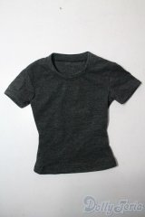 IDEALIAN75/OF:Uneck Tee - Chacoal A-25-06-25-1096-KD-ZU