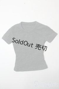 IDEALIAN75/OF:Uneck Tee - Chacoal A-25-06-25-1096-KD-ZU