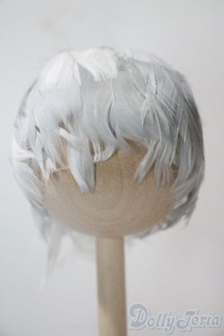 画像1: 6〜7inch/羽根ウィッグ U-25-06-05-059-TN-ZU