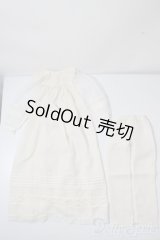 SD17B/OF:ラッフルカラーロングブラウスセット　VOLKS U-25-06-05-082-KD-ZU