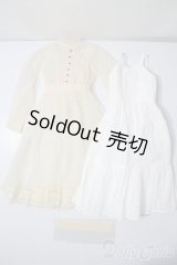 SD＆DD/OF：チュールワンピースセット(エクリュ)  U-25-06-10-133-TN-ZU