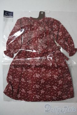 画像1: SD＆DD/AOF：シフォンワンピースセット(ボルドー) U-25-06-10-121-TN-ZU