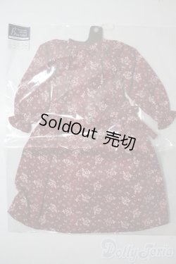 画像1: SD＆DD/AOF：シフォンワンピースセット(ボルドー) U-25-06-10-121-TN-ZU