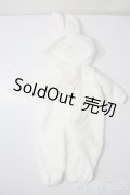 MSD＆MDD/OF:ふわふわしろうさぎさんパジャマ・ミニ U-25-06-10-139-TN-ZU