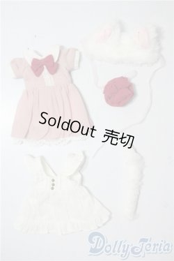 画像1: 幼SD/OF：ホワイトキャットガールセット U-25-06-10-137-TN-ZU