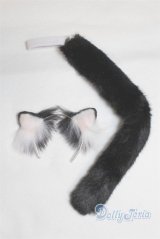 MSD/猫耳カチューシャ＆尻尾 U-25-07-01-224-TN-ZU