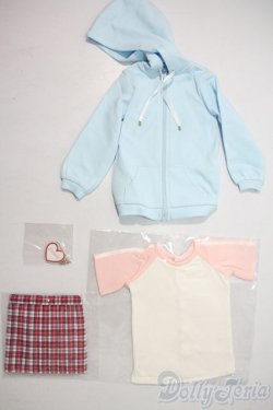 画像1: DD/OF:キャンディーブルー・パーカーセット　VOLKS A-25-06-18-1076-KD-ZU