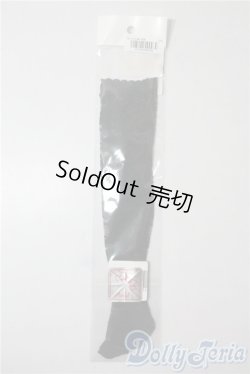 画像2: SD/OF:ソックス(黒・花柄) U-25-07-08-096-KD-ZU