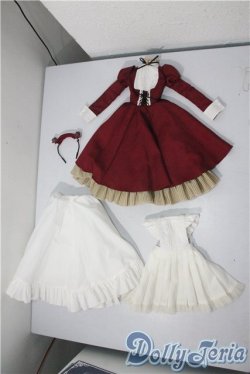 画像1: DD/OF:ロングメイドドレスセット A-25-08-06-1001-TN-ZU
