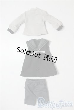 画像1: 幼SD/OF：鏡のセーラー服セット U-25-08-05-161-TN-ZU