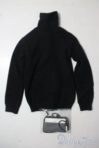 SD17B/OF:タートルネックセーターセット（ブラック）VOLKS U-25-08-19-053-TN-ZU