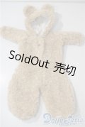 MSD/OF:テディベアパジャマ（ミルクティー）・ミニ U-25-09-02-123-TN-ZU