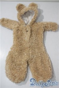 MSD/OF:テディベアパジャマ（ミルクティー）・ミニ U-25-09-02-123-TN-ZU