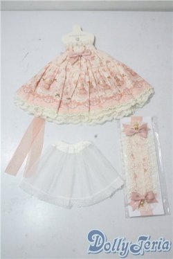 画像1: MSD&SDM/OF Ribbon Rabbitジャンパースカートセット U-25-09-16-039-TN-ZU