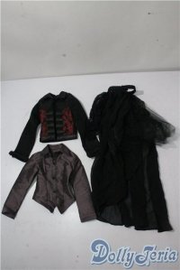 SDGrB/OF:ブラックセパレートパンツセット U-25-09-16-114-TN-ZU