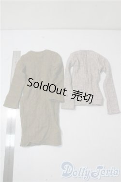 画像2: SD13男の子/OF：ブラックスヌード＆ロングカーデセット U-25-09-16-145-TN-ZU