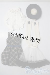 SD/OF:ガーリーチェックワンピセット:VOLKS製 U-25-09-30-018-TN-ZU