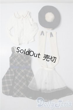 画像1: SD/OF:ガーリーチェックワンピセット:VOLKS製 U-25-09-30-018-TN-ZU