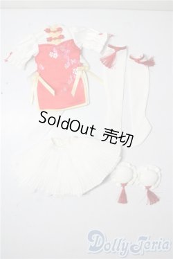 画像1: MSD＆MDD/シノワズリドレス（緋紅） U-25-09-30-005-TN-ZU