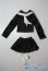 画像1: DD/OF:セーラー服セット ブラック U-25-09-30-022-TN-ZU (1)