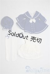 MSD/OF:セーラースタイルワンピース(ブルー)・ミニ U-25-09-30-124-TN-ZU