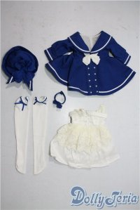 MSD/OF:セーラースタイルワンピース(ブルー)・ミニ U-25-09-30-124-TN-ZU