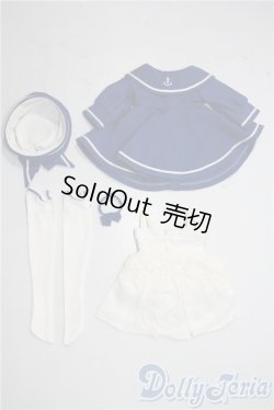 画像2: MSD/OF:セーラースタイルワンピース(ブルー)・ミニ U-25-09-30-124-TN-ZU